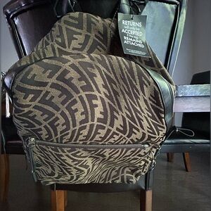 Fendi Dark Patterned Backpack